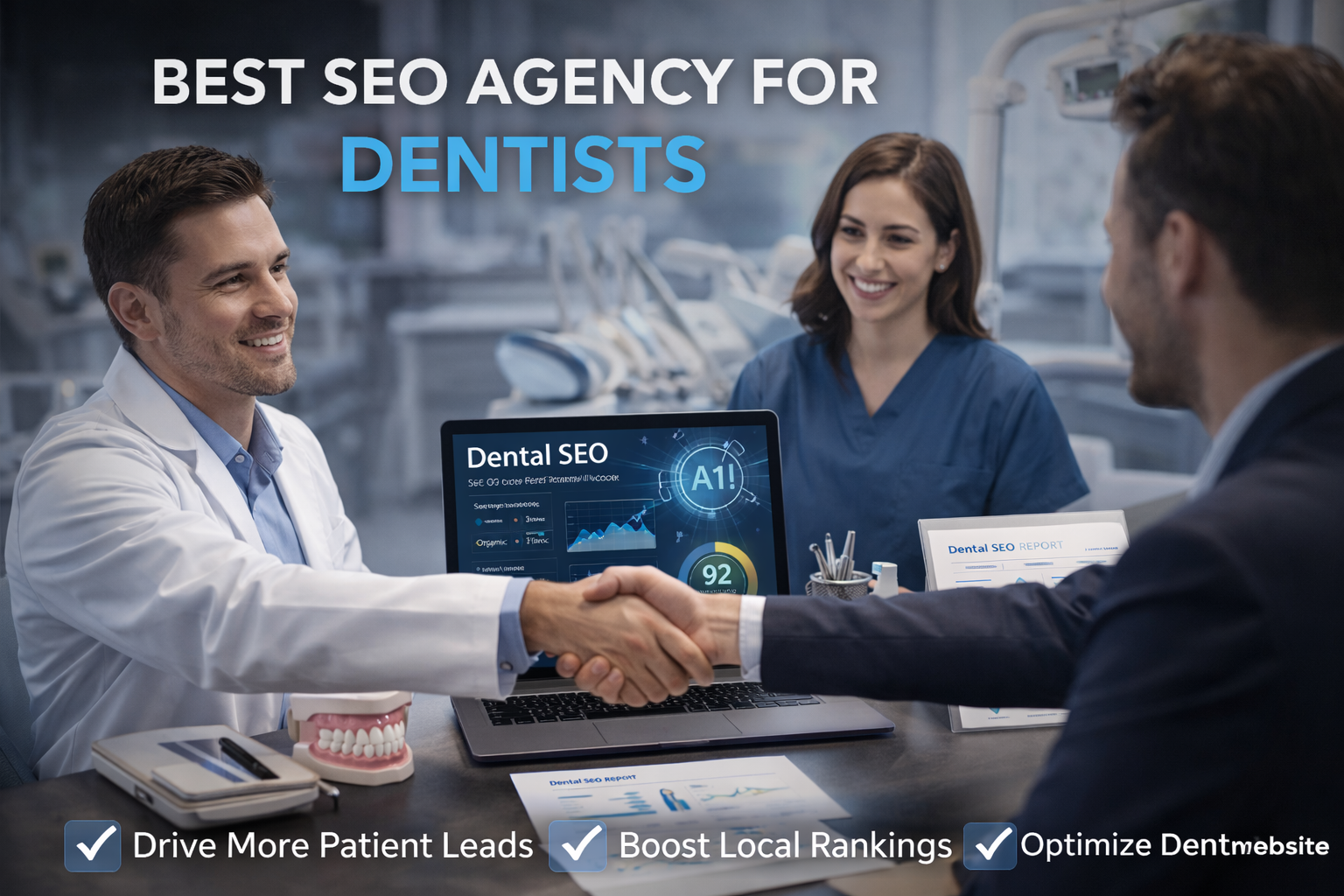 Best SEO agency for dentists improving patient leads